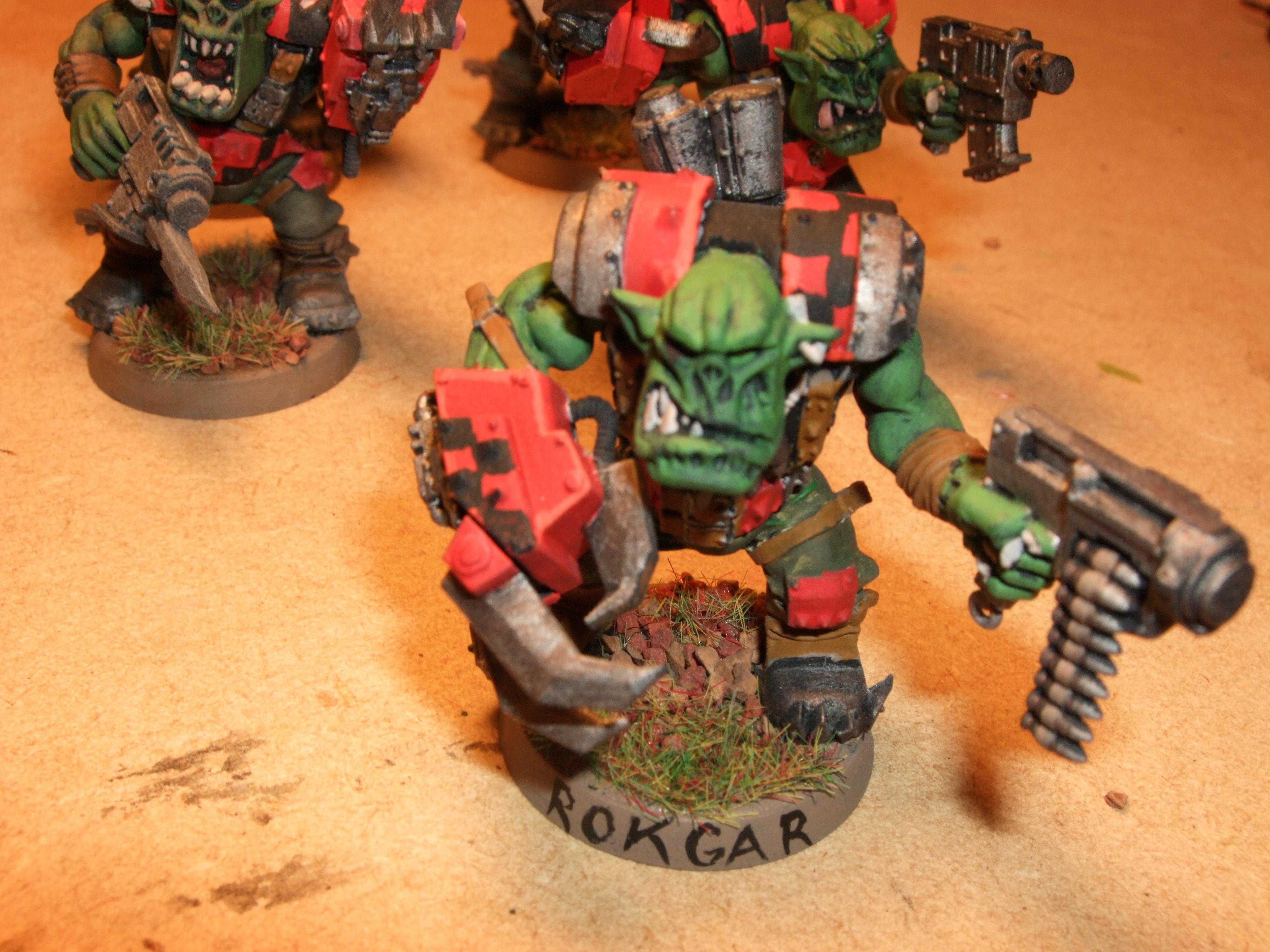 Ork Boyz ( 10 ) Orks Combat Patrol Warhammer 40k Ork Nob Klaw Rokkit Boys Orcs E - Foto 7